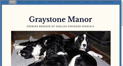 Desktop Screenshot of graystonespringers.com
