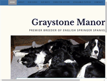 Tablet Screenshot of graystonespringers.com